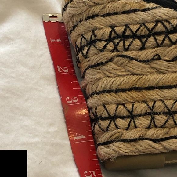 NWOTS RALPH LAUREN PATENT ESPADRILLE PEEP TOE WEDGE (8) - Picture 12 of 15